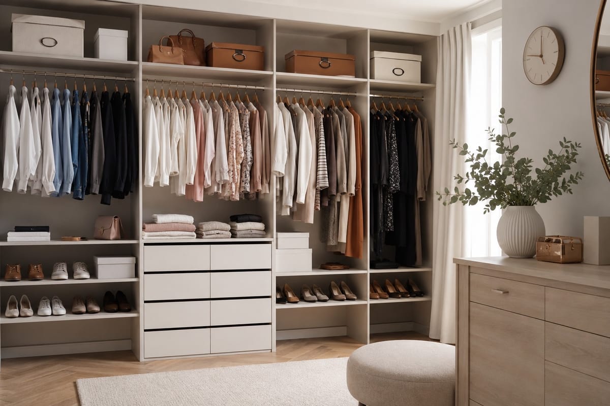 Dressing réorganisé chez un particulier